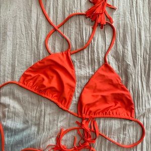 Acacia swimwear top lava